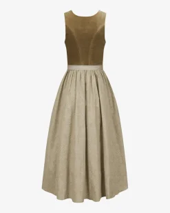 Wiesndirndl lang mit Schürze