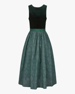 Wiesndirndl lang mit Schürze