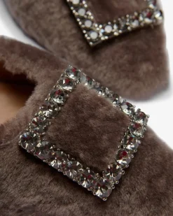 x LODENFREY Lavanda Visone Slingback-Flats