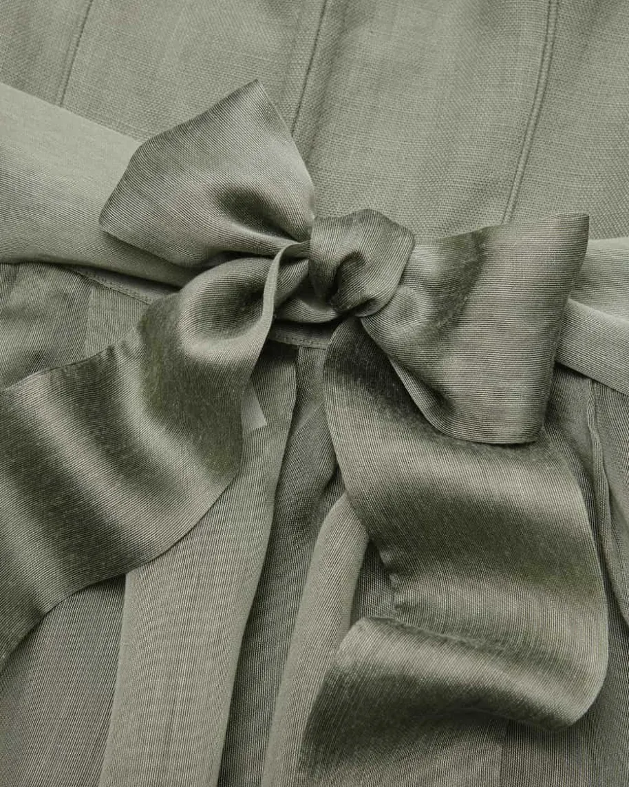 x LODENFREY Leinendirndl Midi mit Schürze