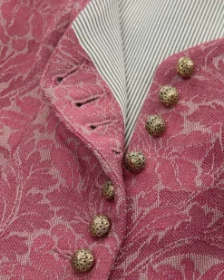 x LODENFREY Lina Dirndl lang mit Leinenschürze