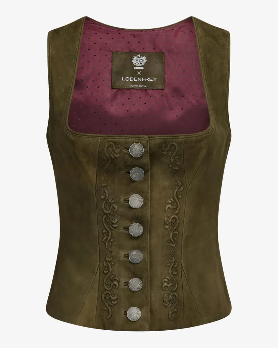 x LODENFREY Linderhof Trachten-Ledermieder