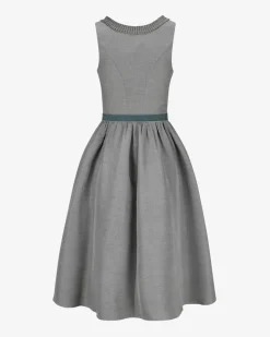 x LODENFREY Midi-Dirndl mit Spitzenschürze