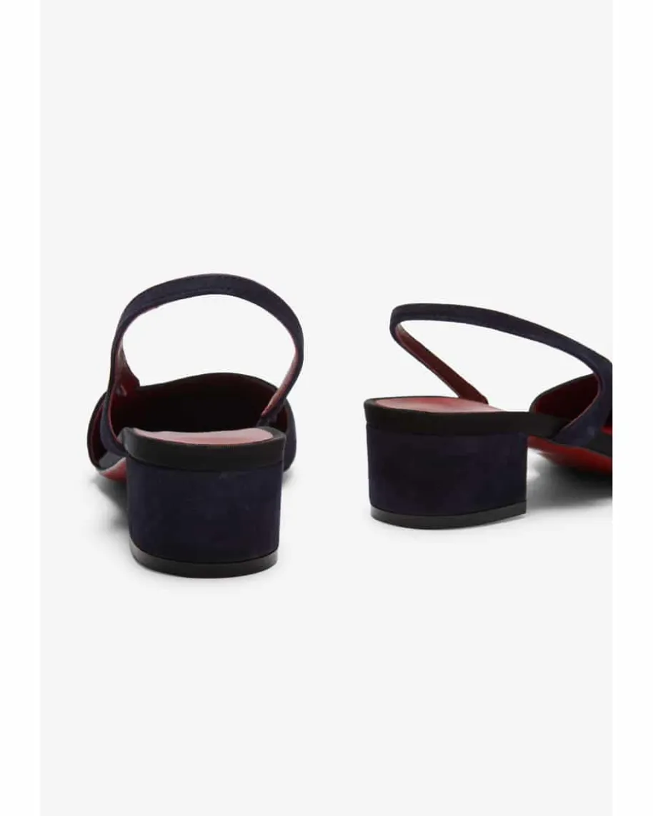 x LODENFREY Rosette Slingback-Pumps