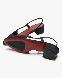 x LODENFREY Rosette Slingback-Pumps