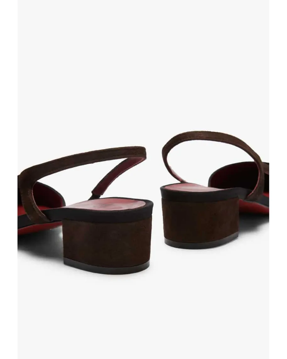 x LODENFREY Rosette Slingback-Pumps