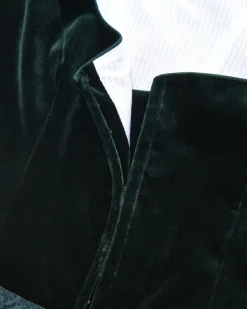 x LODENFREY Samtdirndl Midi mit Schürze