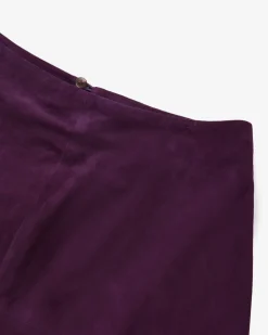 x LODENFREY Velourslederrock