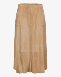 x LODENFREY Velourslederrock