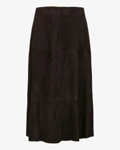 x LODENFREY Velourslederrock