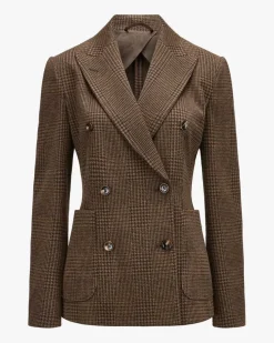 Zulma Doppelreiher-Jerseyblazer aus Baumwoll-Mix